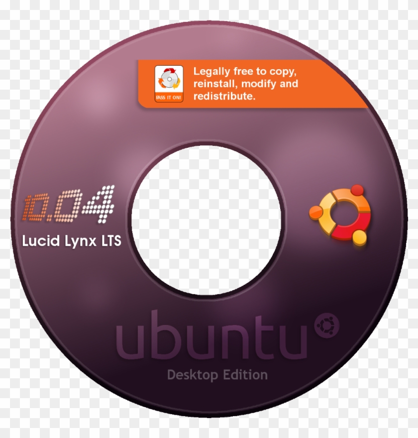 - Ubuntu - Ubuntu 10.04 Cd Cover Clipart #5241977