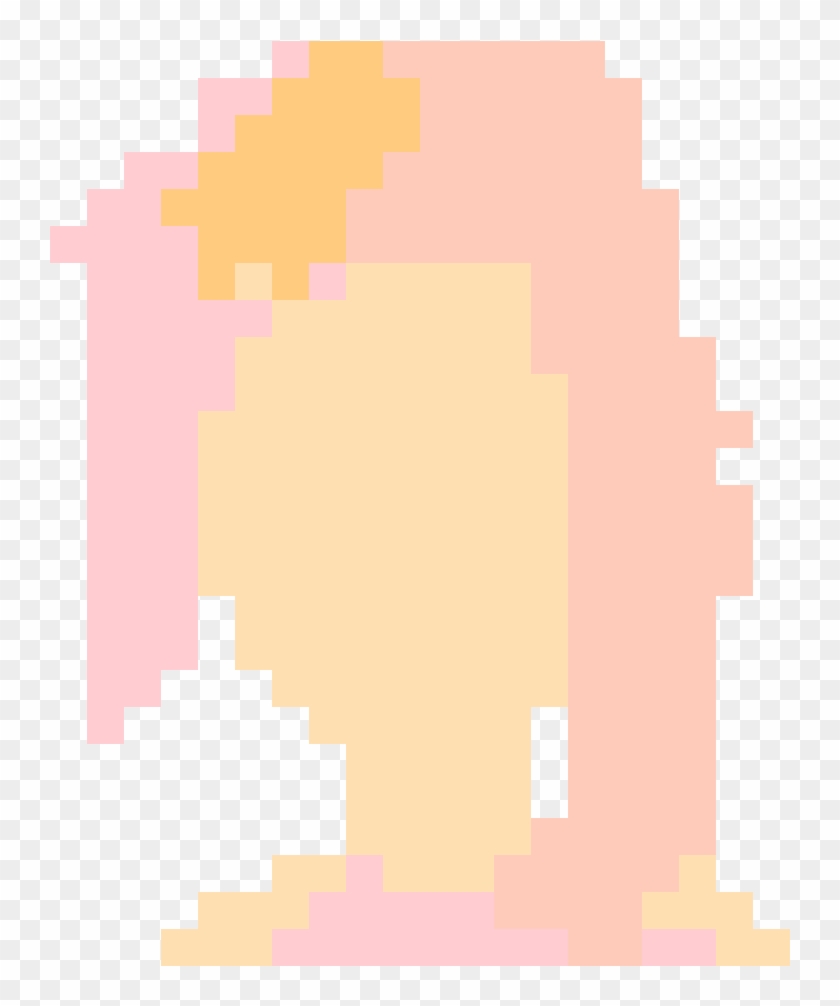 Peach Girl - Pixel Pac Man Ghost Clipart #5242773
