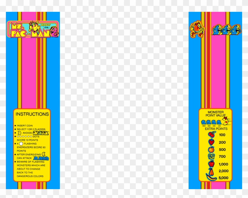 0 1488979372452 Mspacman - Ms Pacman Bezel Clipart