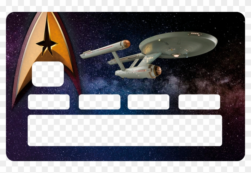 Star Trek Credit Card Sticker - Rocket Clipart #5242948