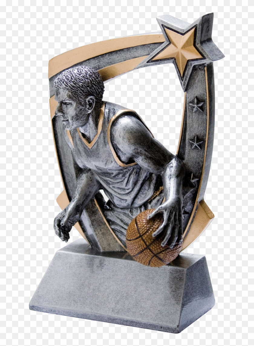 3d Star Basketball Resin - Basketball Clipart #5243017