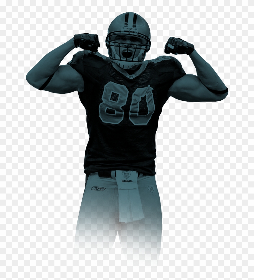 Jimmy Graham New Orleans Saints Signature Move - Face Mask Clipart #5243256