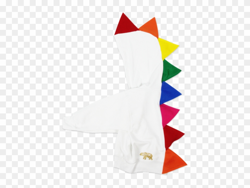 Rainbow Dinosaur Hoodie For Baby/toddler/kids - Origami Clipart