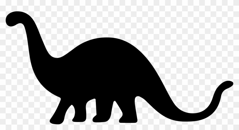 Silhouette Whiskers Art Baby Dino Transprent Png - Dinosaur Silhouette Clip Art Transparent Png