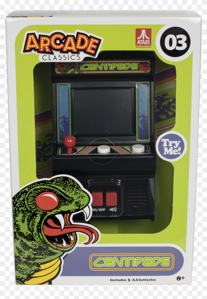 Tiny Arcade Ms Pac-man Miniature Arcade Game W/ Lights - Arcade Classics Mini Centipede Clipart