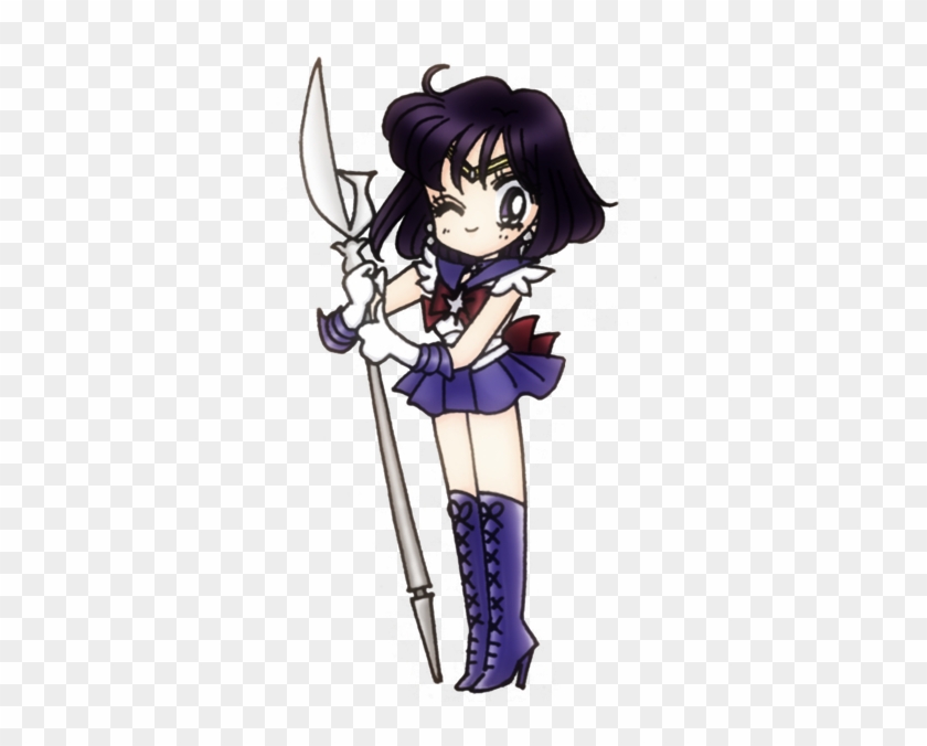 Transparent Sailor Saturn Manga Colouring Original - Sailor Saturn Manga Transparent Clipart