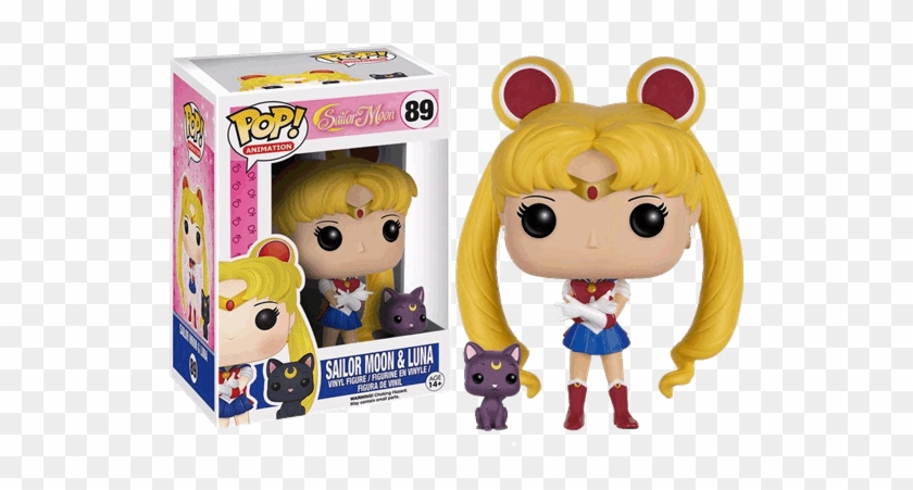 Pop Vinyls - Sailor Moon And Luna Pop Clipart