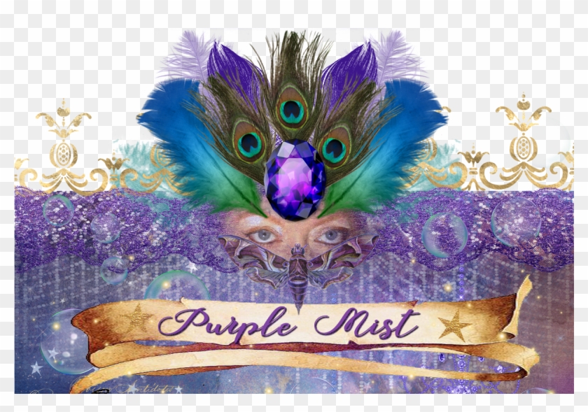 Purple Mist Art & Poetry - Masquerade Ball Clipart #5244031