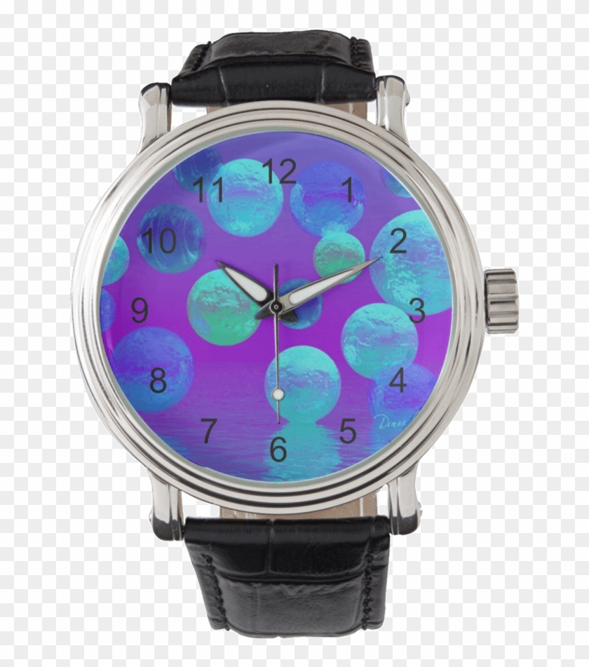 Violet Mist, Cyan, Purple Abstract Light Bubblescape - Watch With Bible Verse Clipart