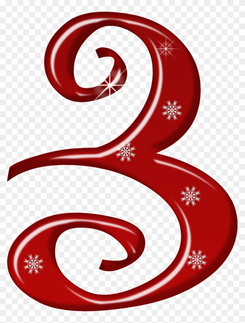 Ŋumცers‿✿⁀ Mistletoe, Clipart, Jul, Numbers, Monogram, - Png Download #5244449