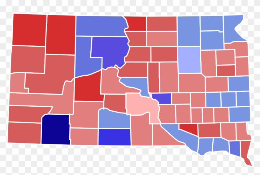 2018 South Dakota Gubernatorial Election - South Dakota Election Results 2016 Clipart #5244458