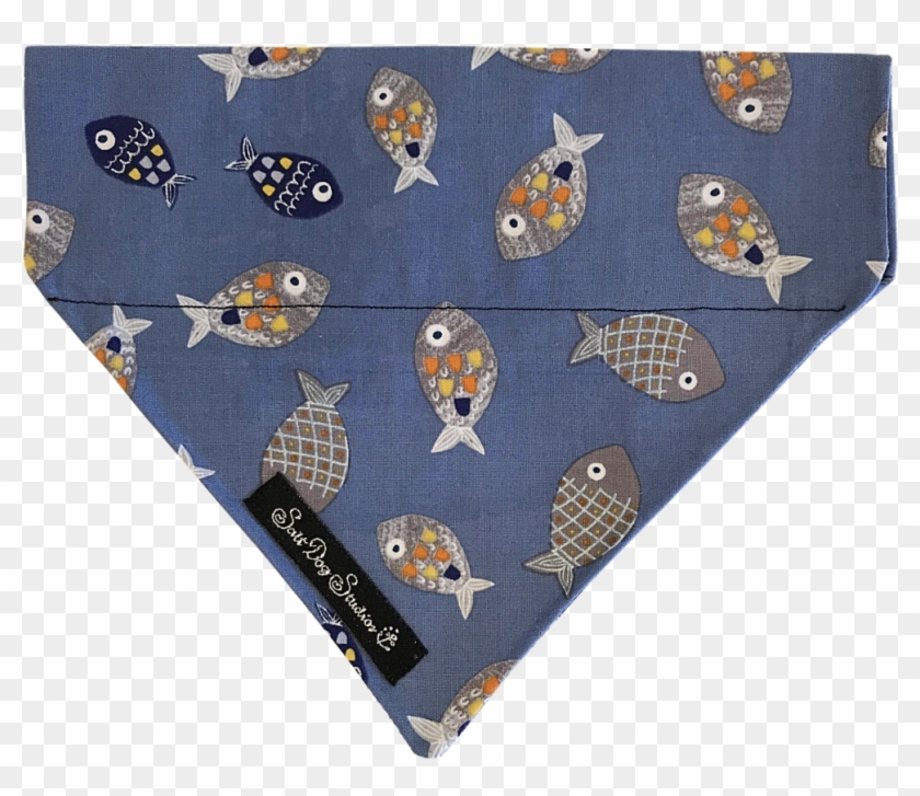 Fishface Handmade Bandana - Patchwork Clipart