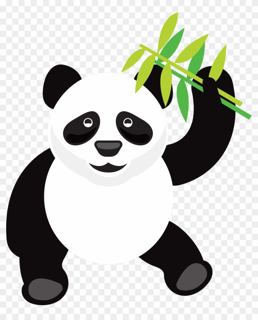 Panda Bear Svg Cut File - Gấu Trúc Png Clipart