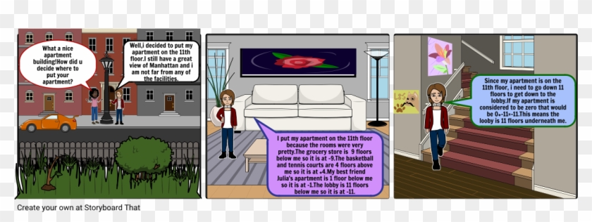Math Storyboard - Cartoon Clipart