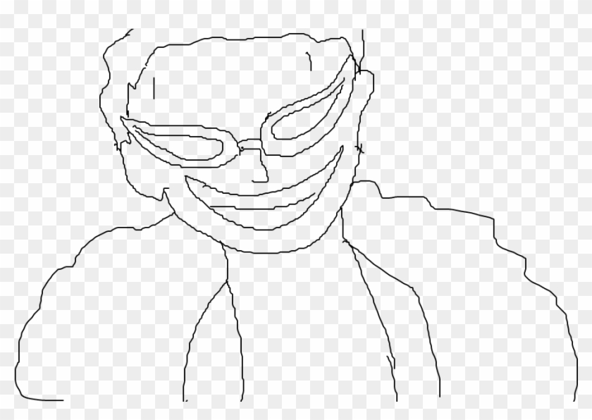 Doflamingo - Line Art Clipart #5245568