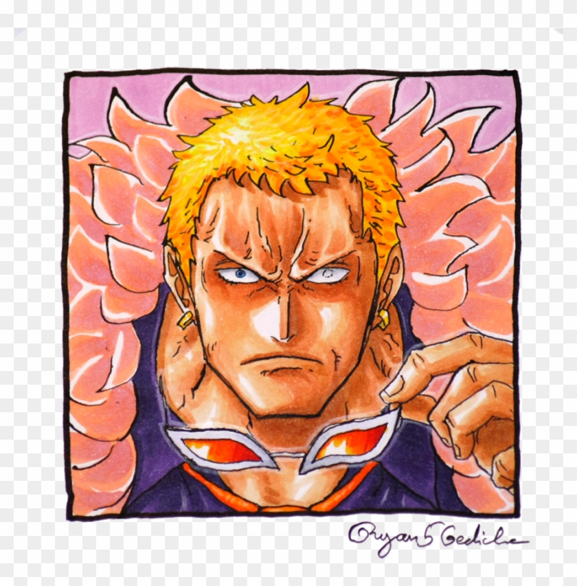 Vui La Chinh One Piece One Piece Doflamingo Eyes Clipart Pikpng