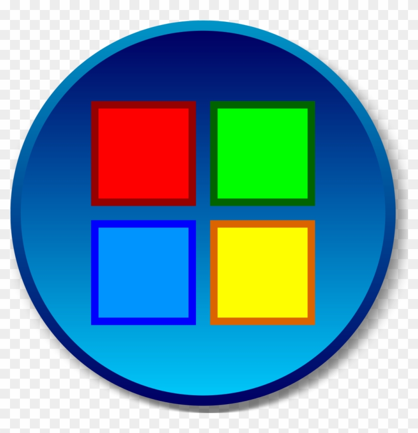 File - Vista Icon - Svg - Circle Clipart #5245859