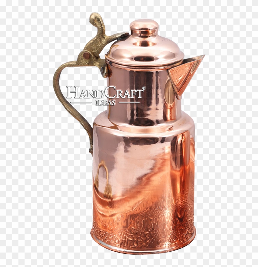 Handmade Copper Moscow Mule Pitcher, Copper Jug - Teapot Clipart