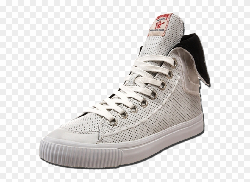~true Religion White Hanabel Convertible Sneaker Hitop - True Religion Hanabel Sneakers Men Clipart #5246297