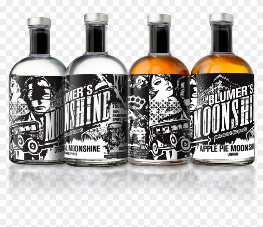 The Blumer's Moonshine Original And Apple Pie Bottles - Blumers Apple Pie Moonshine Clipart