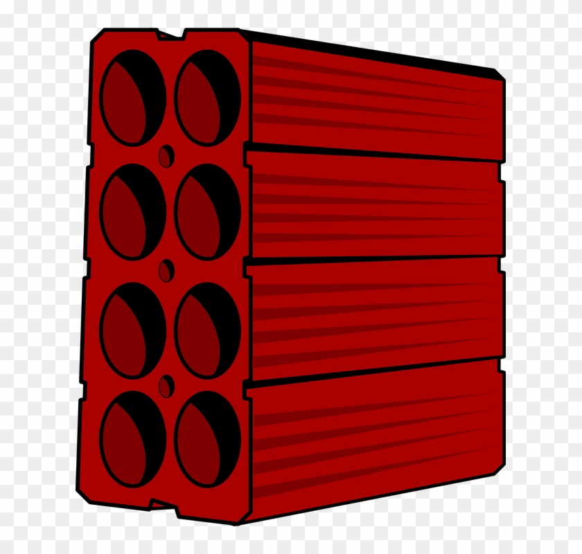 Brick Clinker Wall Texture Architecture Red Clay - Construction Clip Art - Png Download