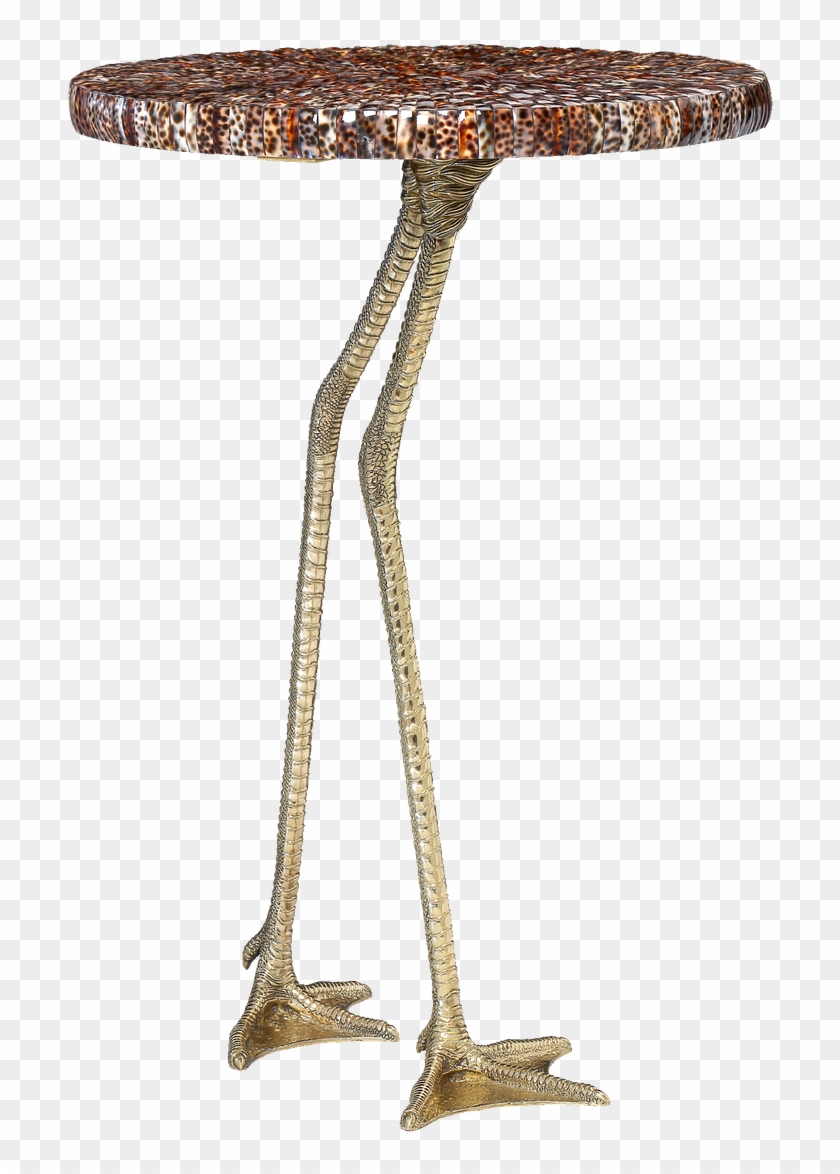 Chairside Table Shown With - Metal Furniture Png Transparent Clipart #5246965