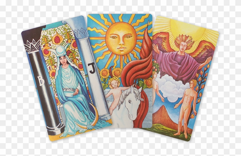 Learn The Meanings Of The Tarot Cards With Biddy's - 3 Tarot Cards Clipart