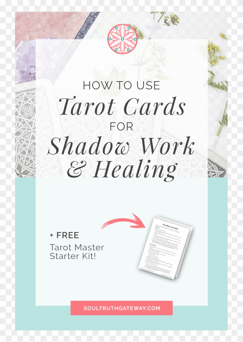 How To Use Tarot Cards For Shadow Work And Healing - Calligraphy Clipart #5247096