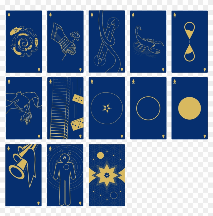 Tarot Part - Graphic Design Tarot Cards Clipart #5247155