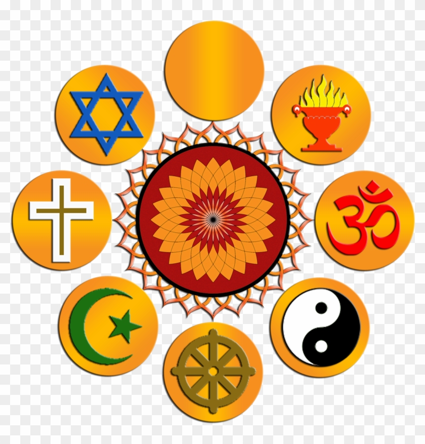 6 - - Circle Of All Religions Clipart #5247240