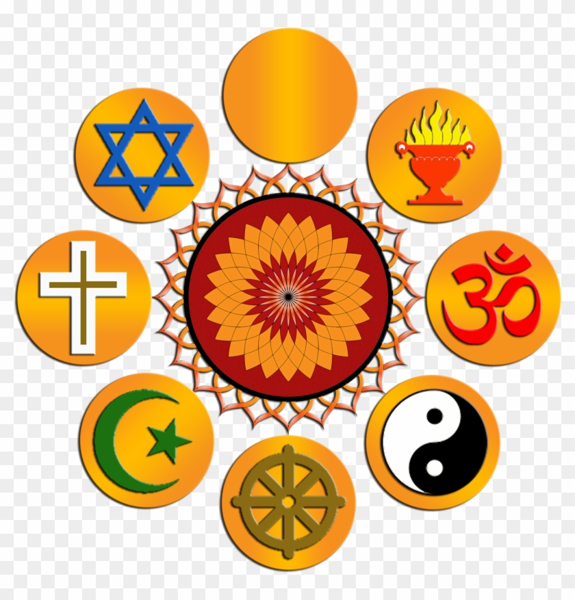6 - - Circle Of All Religions Clipart