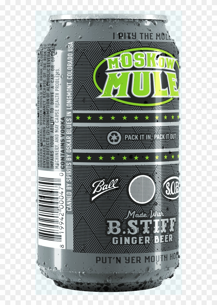 Back Of Can - Oskar Blues Moscow Mule Clipart #5247245