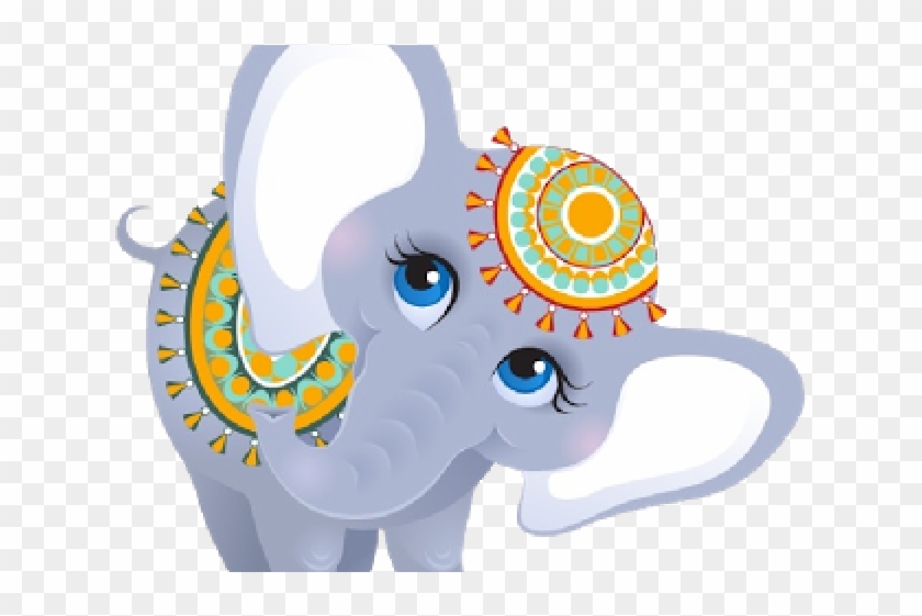 Indian Elephant Clipart Png Transparent Png #5247311