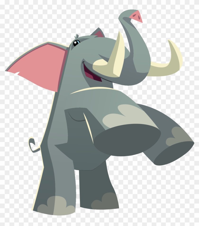 Image Renovated Art - Animal Jam Elephant Clipart