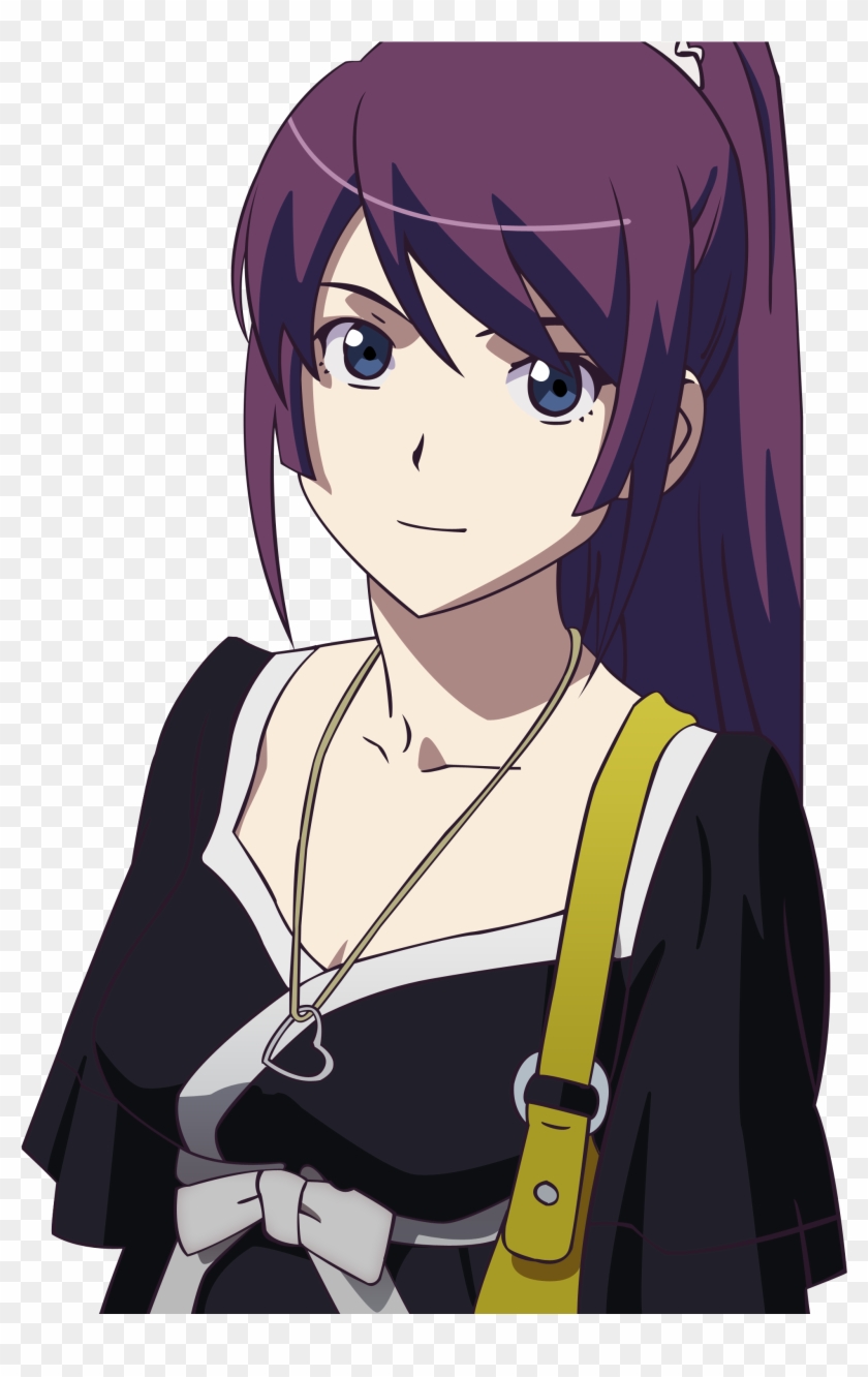 Download Png - Senjougahara Hitagi Clipart #5247650