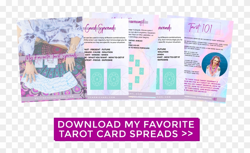 3 Simple Tarot Card Spreads - Ask Your Guides Sonia Choquette Card Love Spread Clipart #5247787