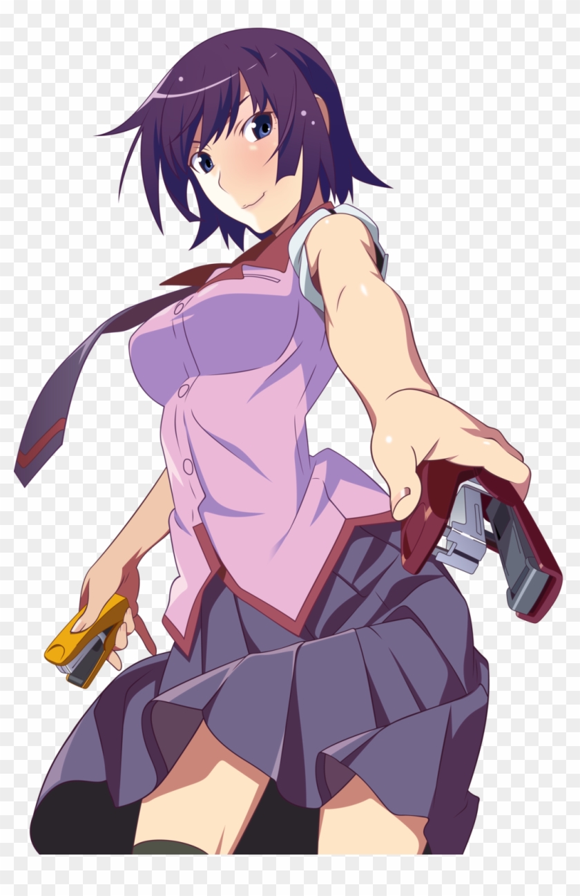 Png - Bakemonogatari Senjougahara Hitagi Clipart