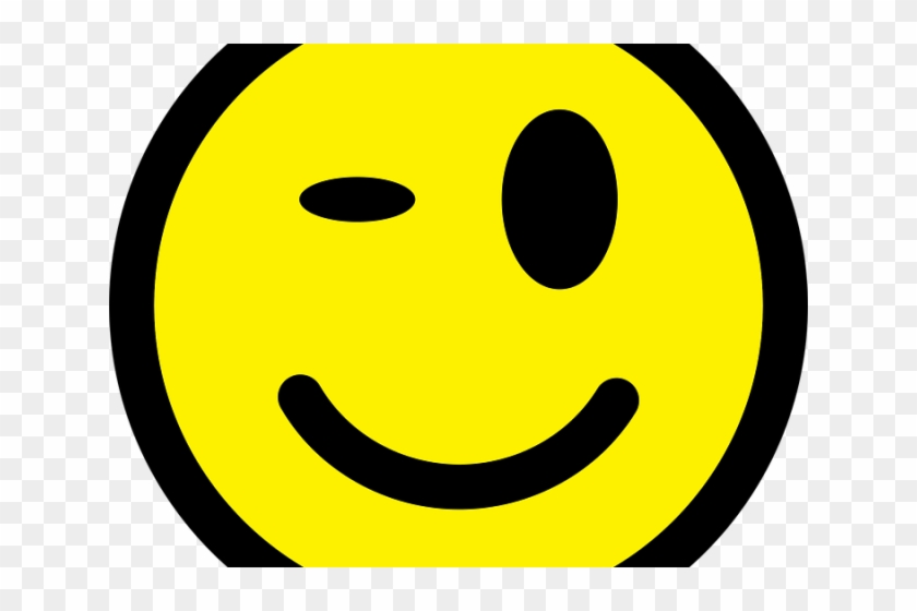 Wink Happy Face - Smiley Clipart #5247978