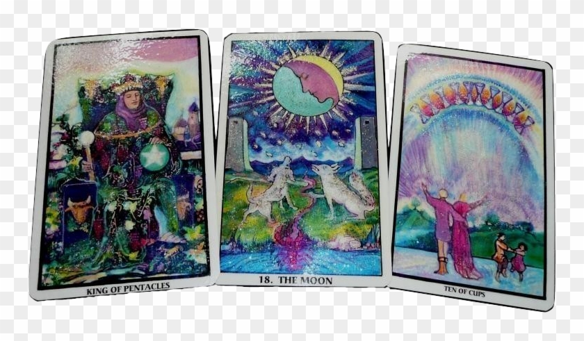 Short Meanings Of The Major Arcana Cards - Illuminated Tarot Clipart #5248013