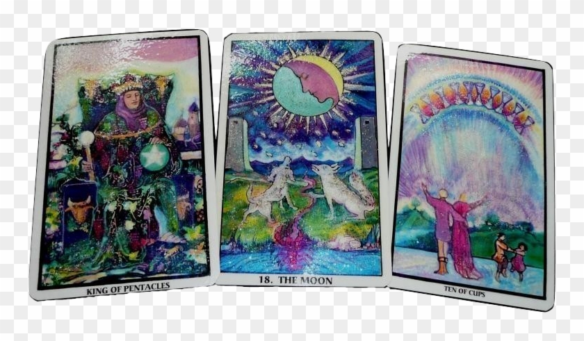 Short Meanings Of The Major Arcana Cards - Illuminated Tarot Clipart