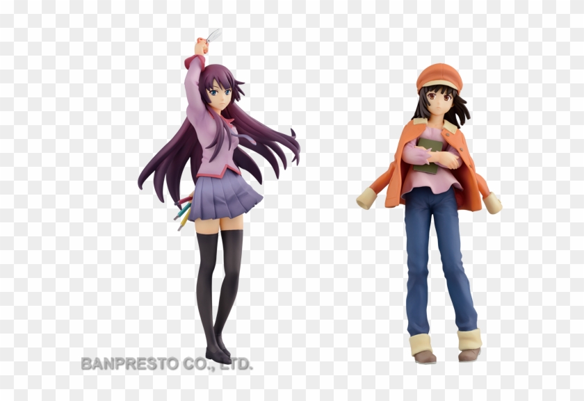 Bakemonogatari Senjougahara Hitagi Banpresto Dxf Figure - Cartoon Clipart