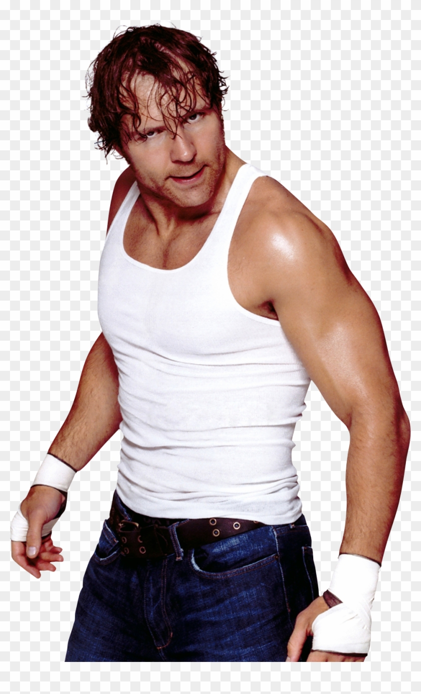 Ewe Net Request - Dean Ambrose With White Background Clipart #5248712