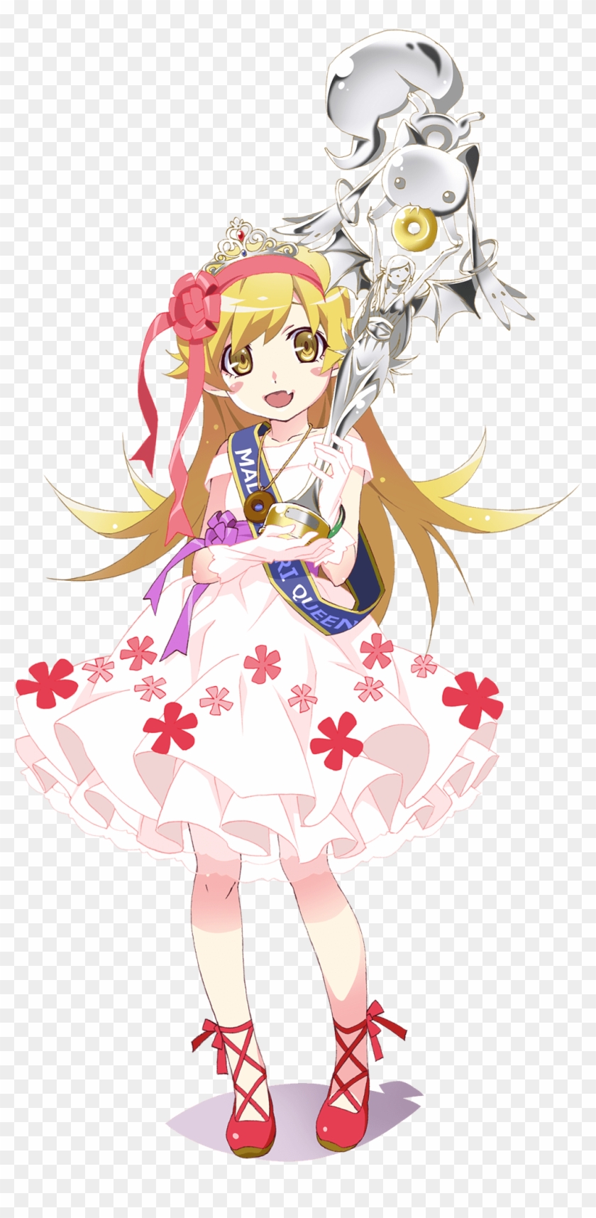 Official Art For The Winner Of The Madogatari Popularity - 忍野 忍 笑 Clipart