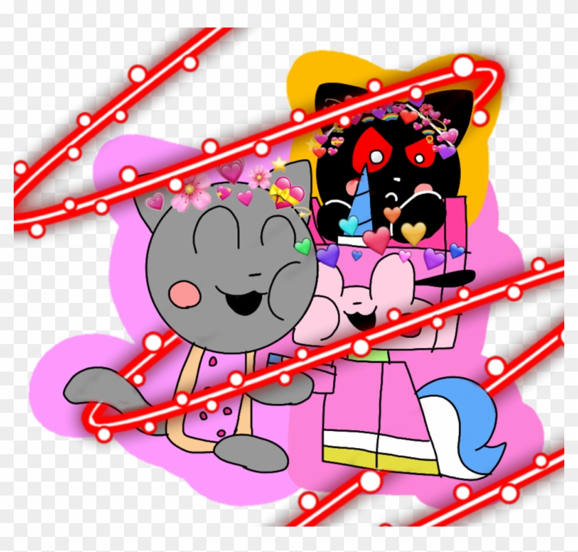 Me, Unikitty And Tac Nayn - Nyan Cat X Tac Nayn Comic Clipart