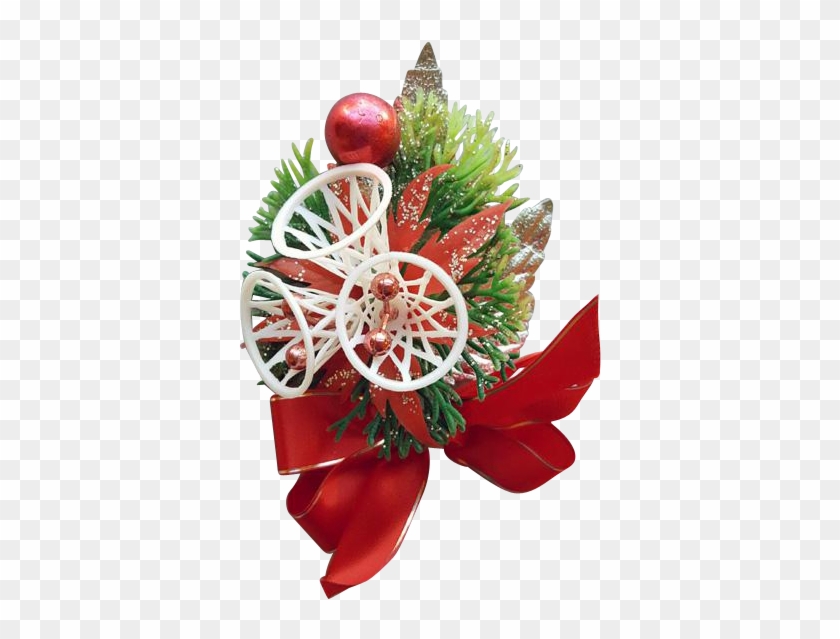 1960s Vintage Christmas Corsage Original Box - Christmas Ornament Clipart