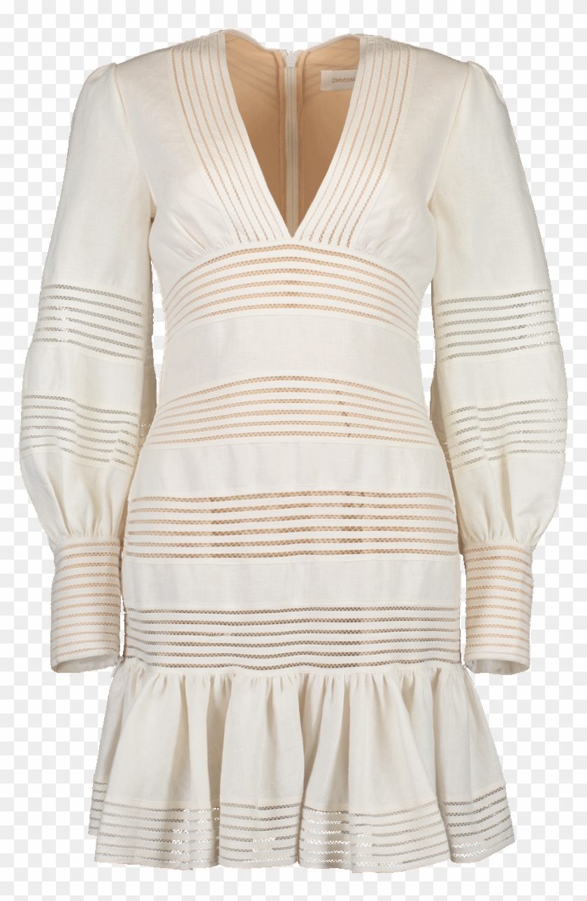 Loading Zoom - Zimmermann Corsage Linear Mini Dress Clipart #5249594