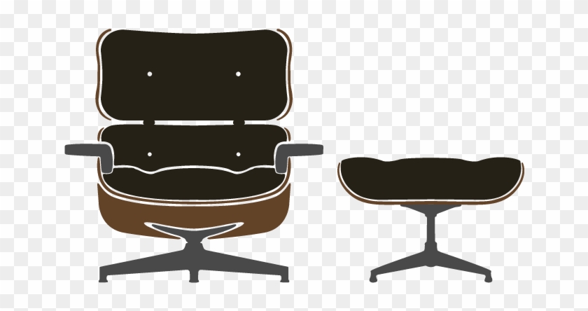 670 Lounge Chair - Office Chair Clipart