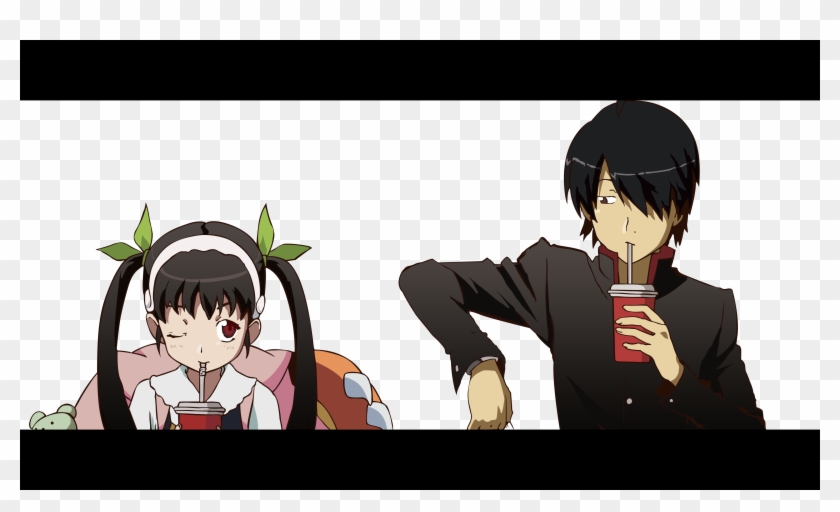 Hd Wallpaper - Monogatari Araragi Clipart #5249906