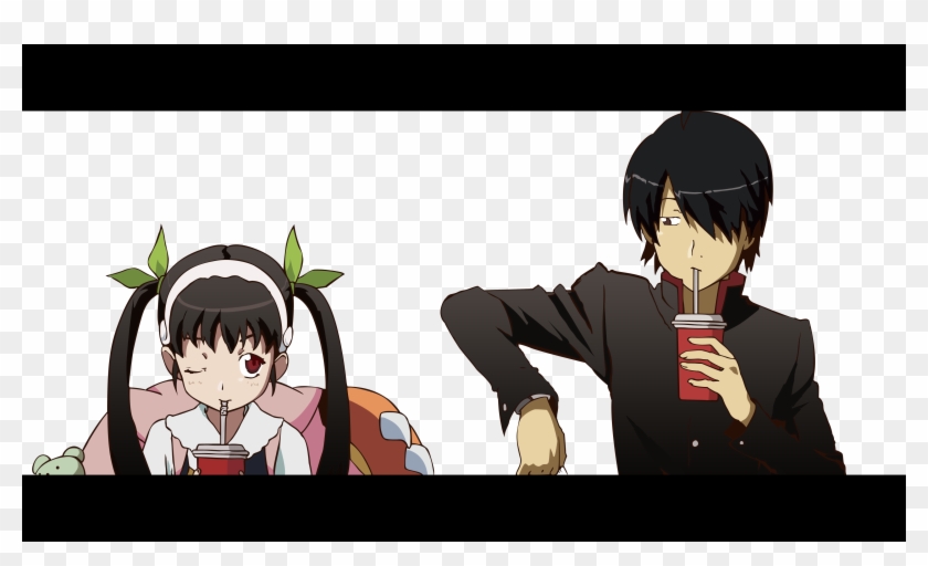 Hd Wallpaper - Monogatari Araragi Clipart