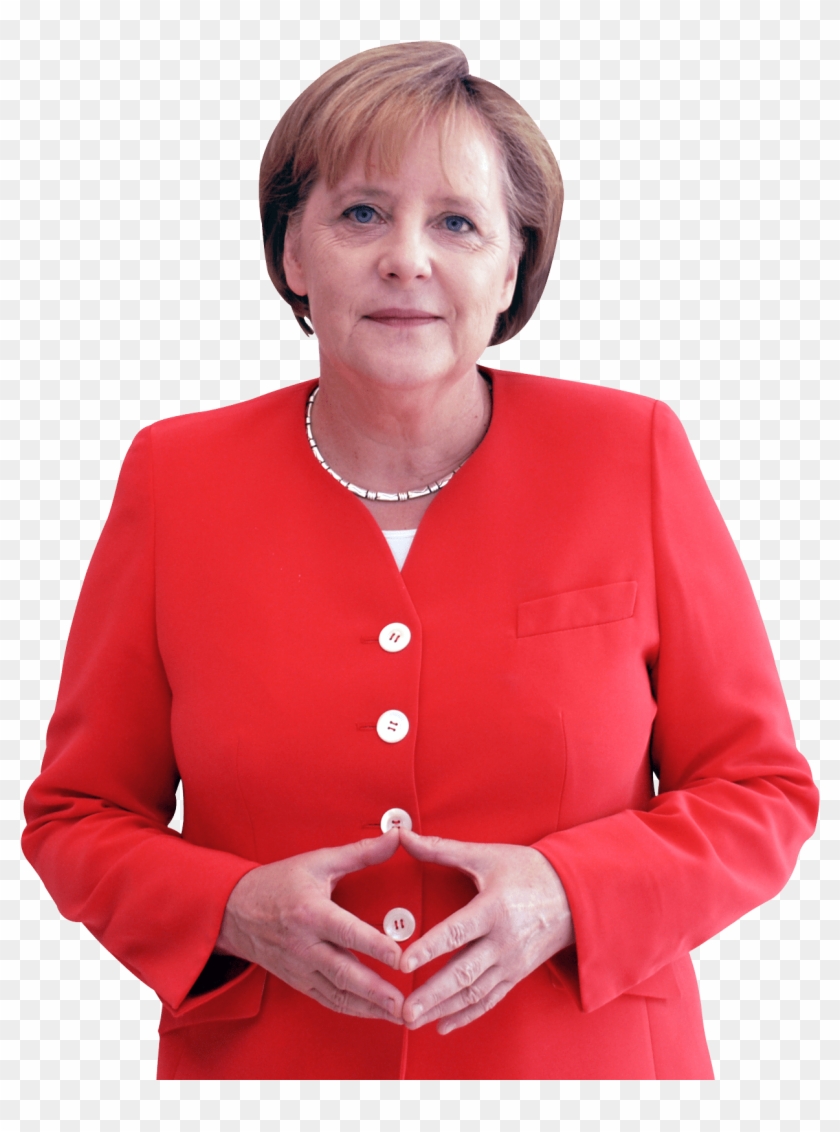 Angela Merkel Red - Angela Merkel Clipart #5249943